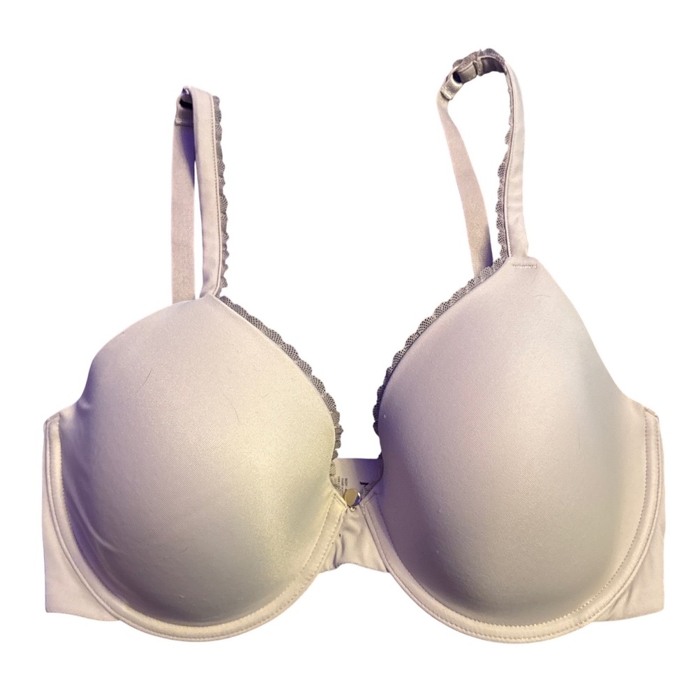 Pearl by Venus Women's Beige Nude Smooth Full Coverage Underwire Bra Size 34DD